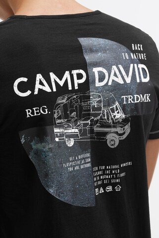 CAMP DAVID Shirt in Black