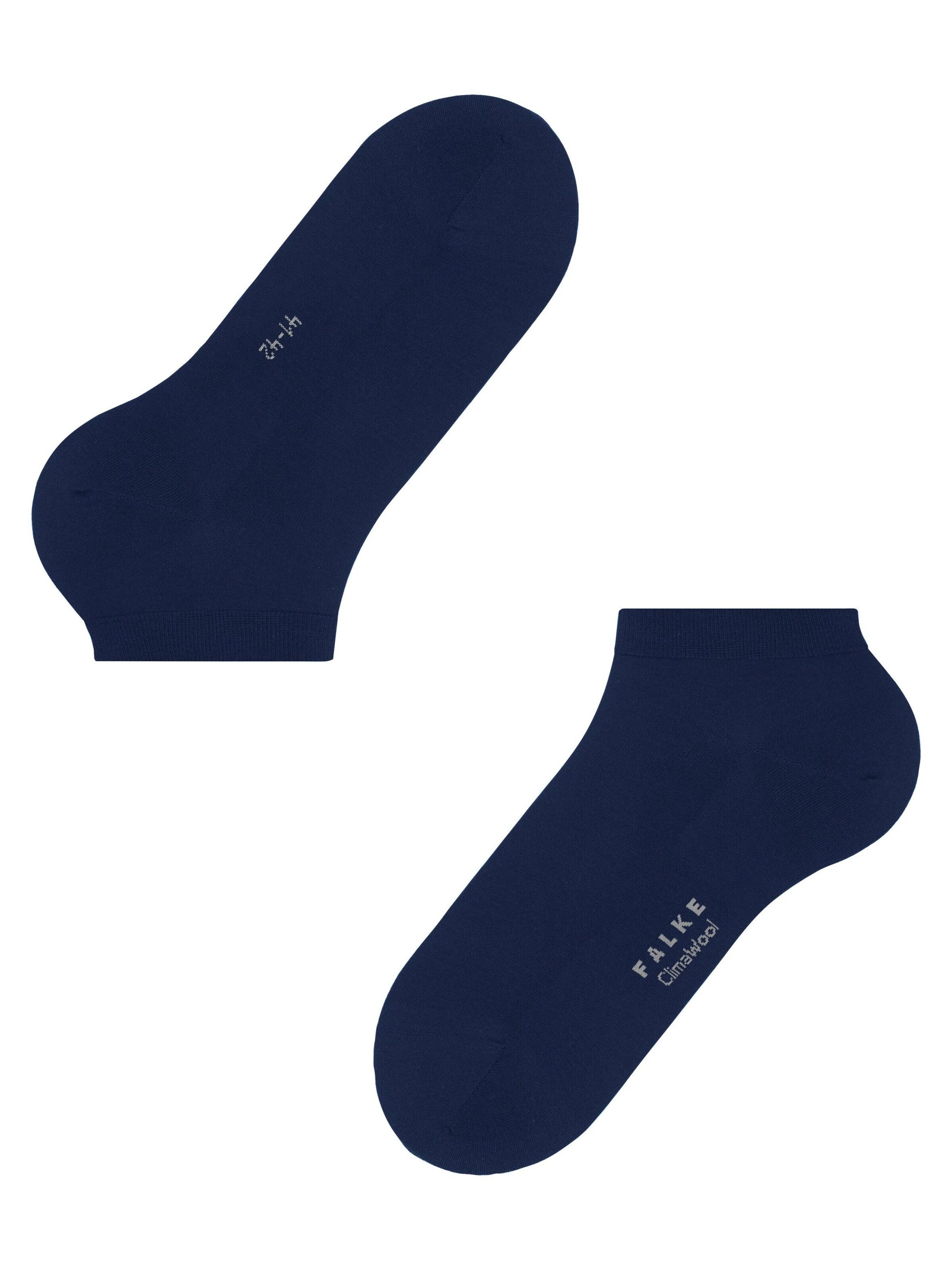FALKE Socks 'ClimaWool' in Blue