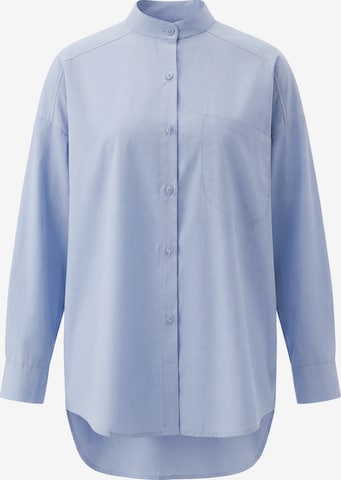 Chemisier Usha en bleu : devant