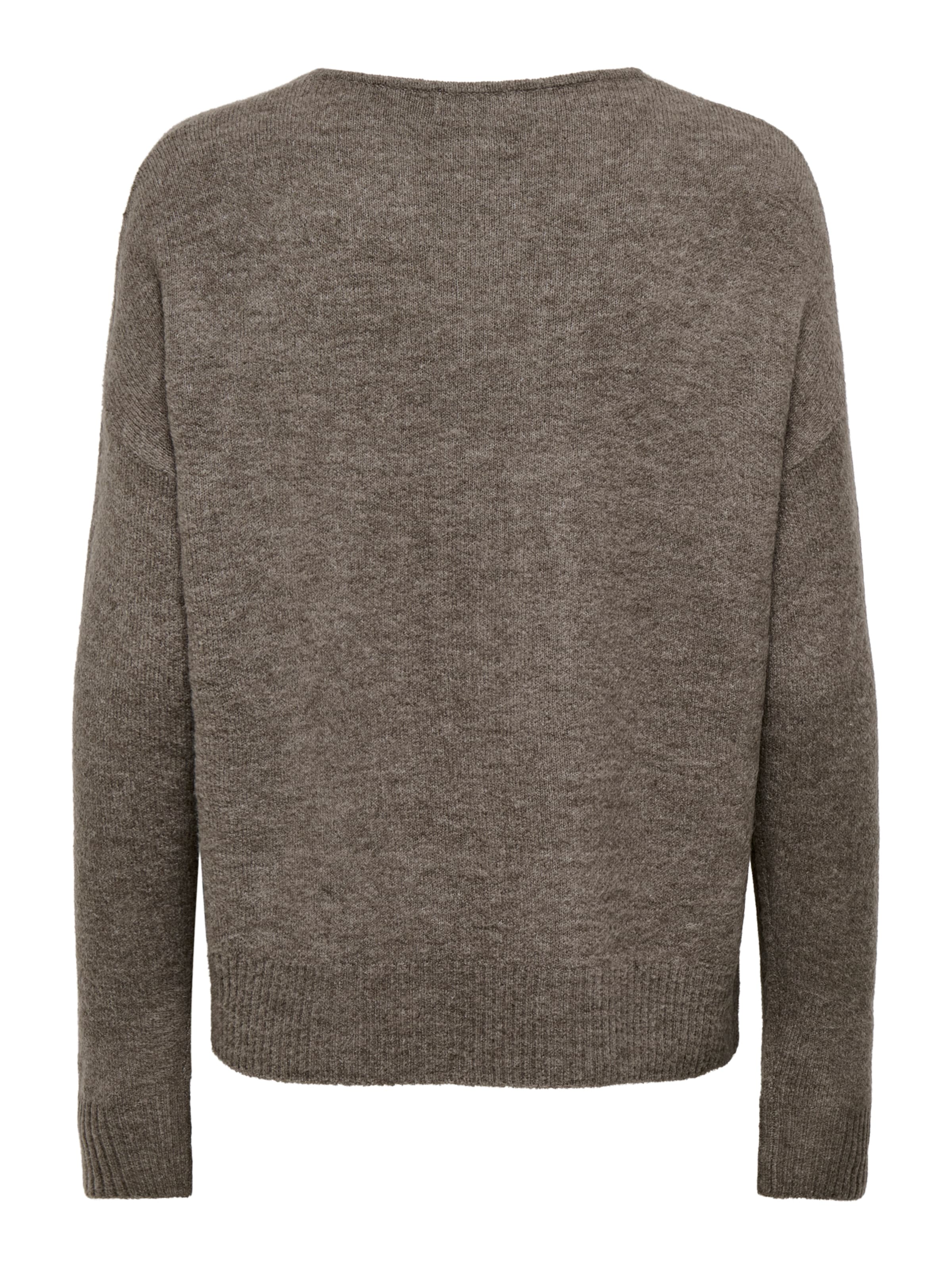 JDY Sweater 'JDYELANORA' in Brown