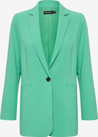 SOAKED IN LUXURY Blazer 'Corinne' in Grün: predná strana