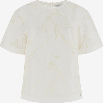 balta GUESS Palaidinė 'CASSANDRE': priekis