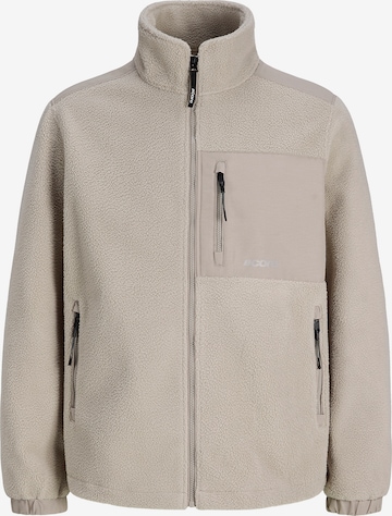 pilka JACK & JONES Flisinis džemperis 'JCOCLUB': priekis