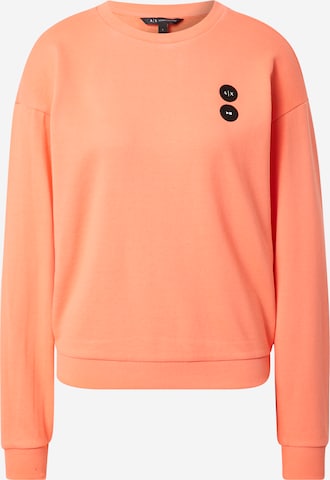 ARMANI EXCHANGE Sweatshirt in Orange: front