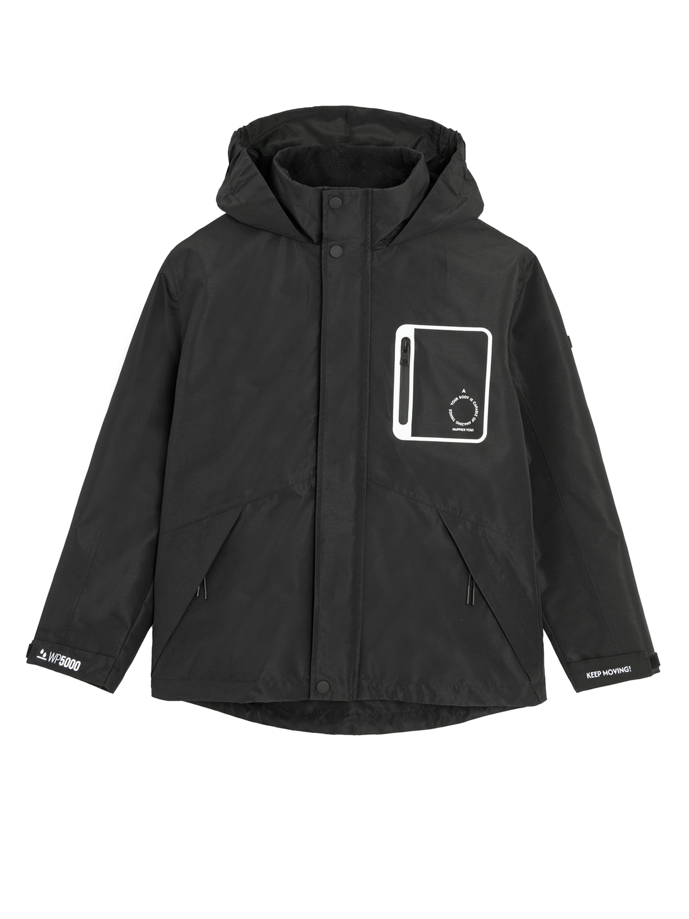 Cool Club Jacke in Schwarz: Vorderseite