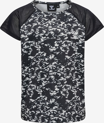 T-Shirt fonctionnel 'TESSA' Hummel en noir : devant