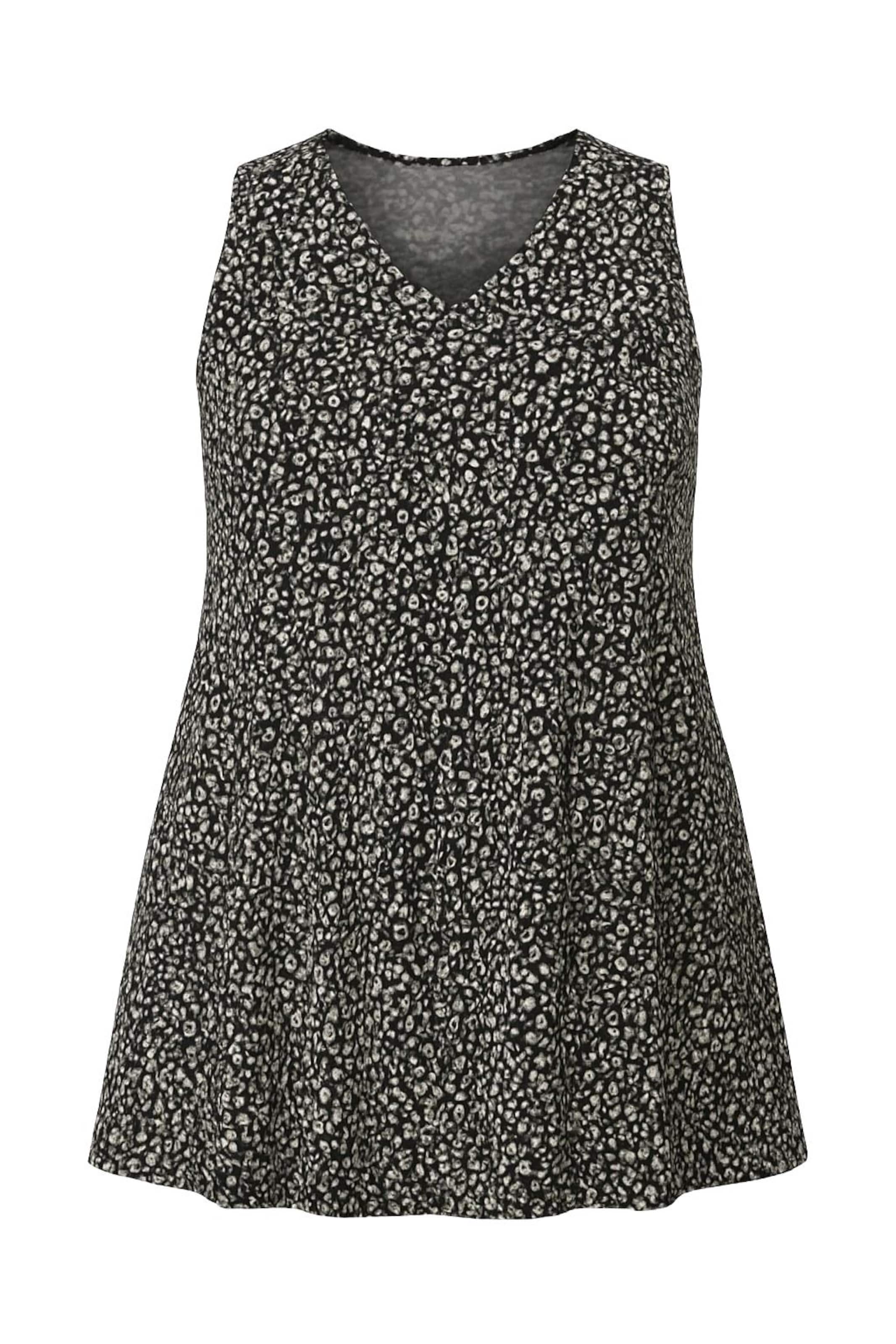 Shape Of You Blouse in Zwart: voorkant