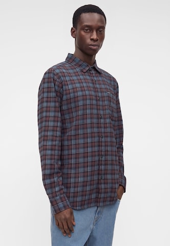 Volcom Rovný strih Košeľa 'CADEN PLAID' - Modrá