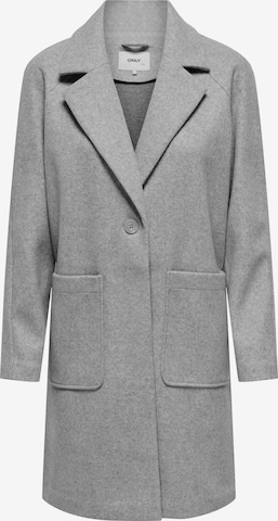 Manteau mi-saison 'NEW VICTORIA' ONLY en gris : devant