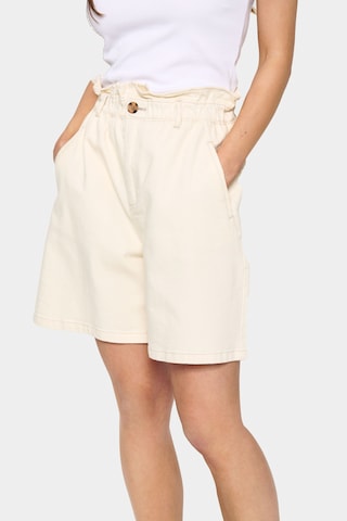 SAINT TROPEZ Loosefit Hose in Weiß