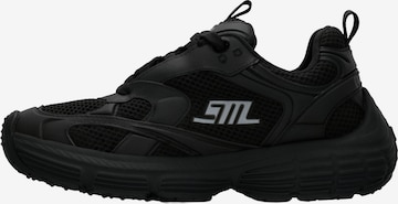 STEVE MADDEN Низкие кроссовки 'Power 1' в Черный: спереди