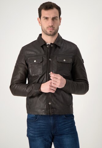 URBAN 5884® Between-Season Jacket 'Dante' in Brown: front