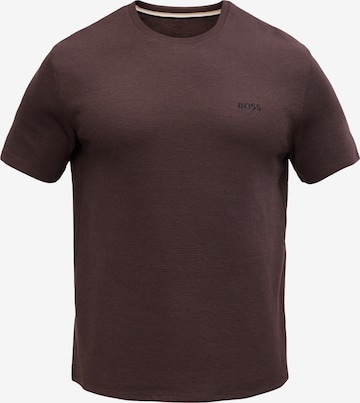 BOSS T-Shirt in Braun: Vorderseite