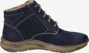 JOSEF SEIBEL Lace-Up Ankle Boots 'Conny' in Blue
