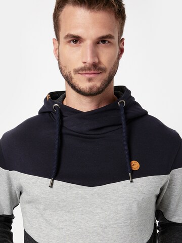 INDICODE JEANS Sweatshirt 'Marcus' in Grau