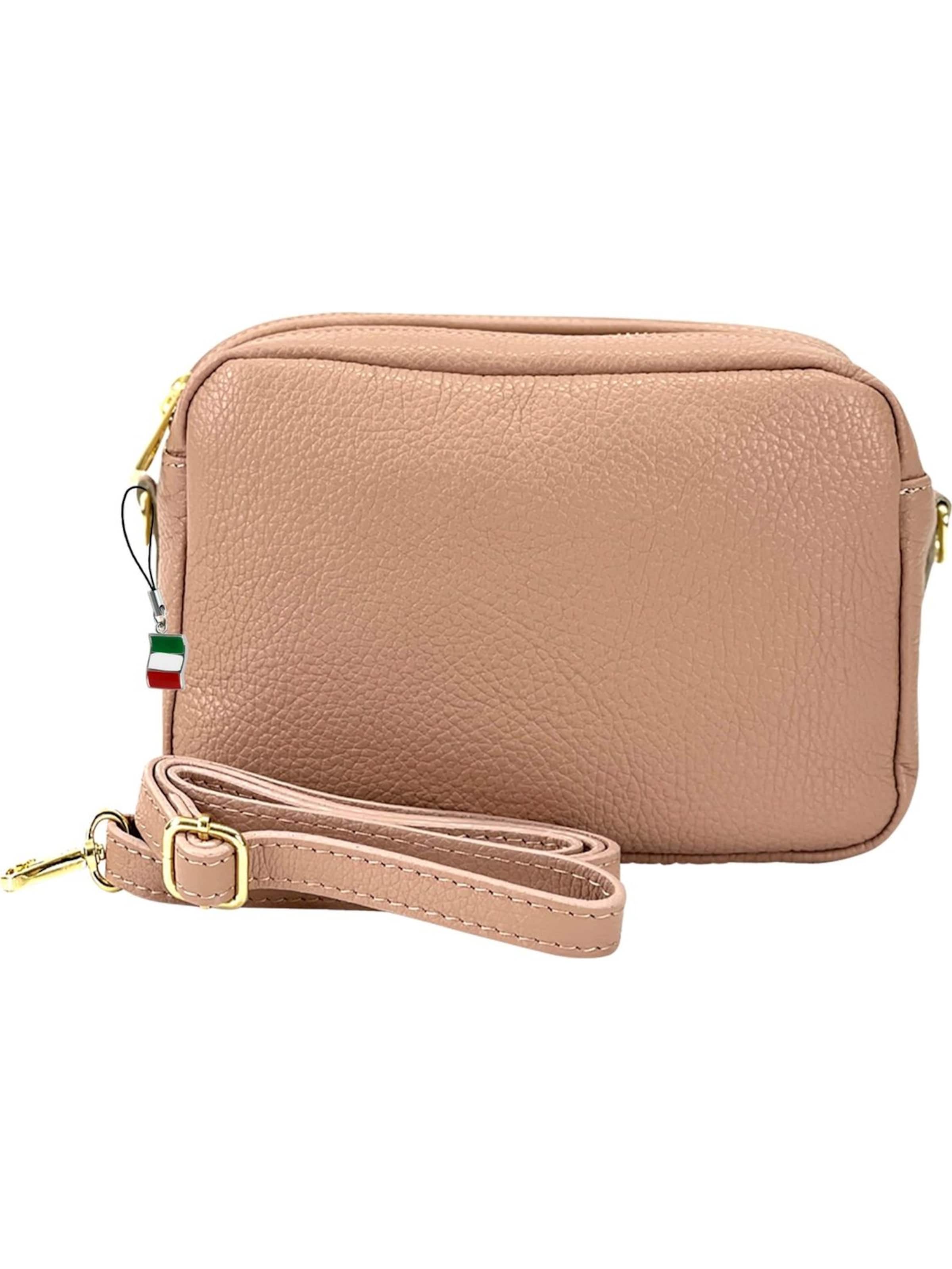 Florence Schoudertas in Roze: voorkant