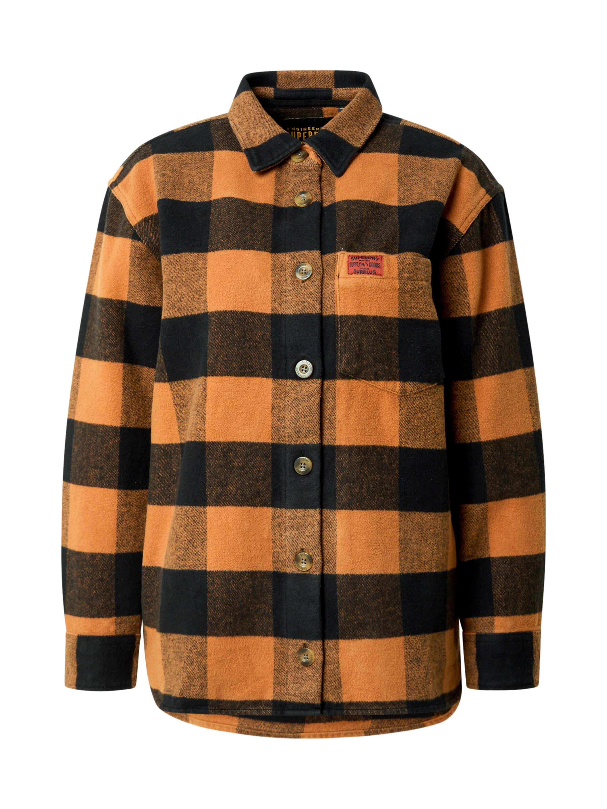 Superdry Övergångsjacka i brun: framsida