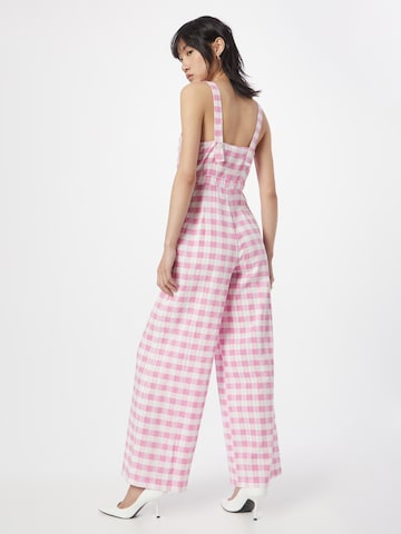 Monki - Jumpsuit en rosa