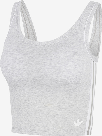 ADIDAS ORIGINALS Crop-Top ' Adicolor Comfort Flex ' in L in hellgrau / graumeliert, Produktansicht
