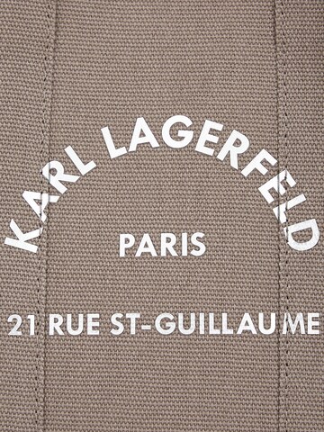 Karl Lagerfeld - Bolso de mano 'Rue St-Guillaume' en gris