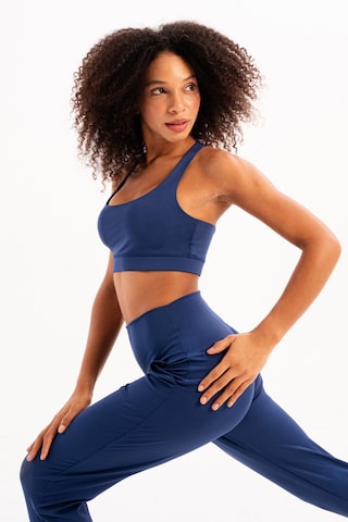 Justever Bustier Sport-BH in Blau