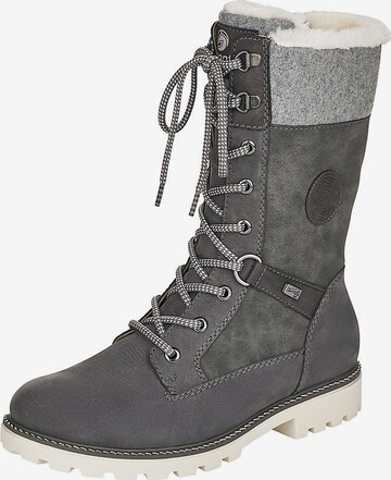 REMONTE Lace-Up Boots in Grey: front