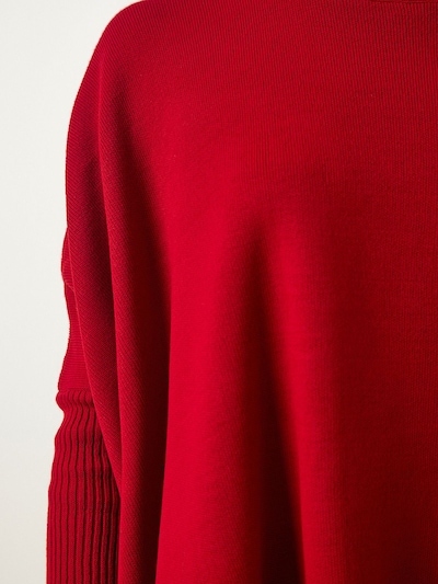 Happiness İstanbul Pull-over en rouge, Vue avec produit