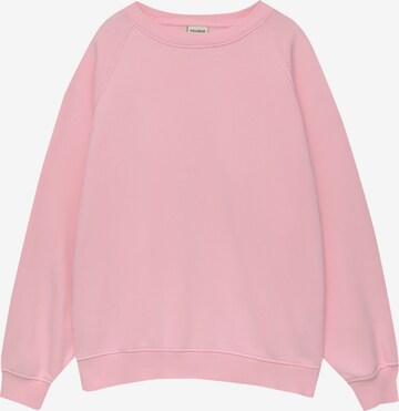 Pull&Bear Sweatshirt i pink: forside