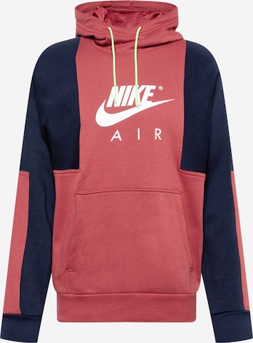 Felpa 'Air' di Nike Sportswear in rosso: frontale