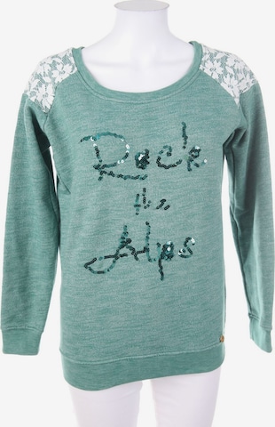 ALPRAUSCH Sweatshirt & Zip-Up Hoodie in XS in Green: front