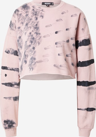 Missguided Sweatshirt in Pink: front