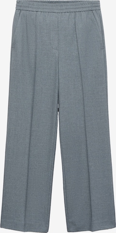 MANGO Loose fit Trousers 'LAZYW' in Grey: front