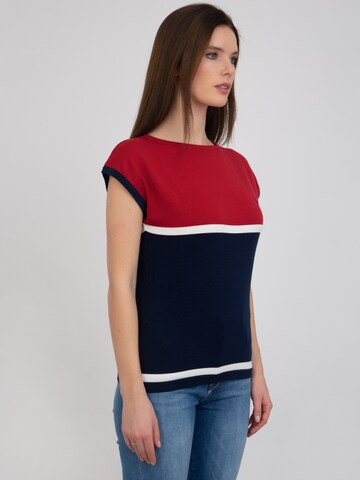 Sir Raymond Tailor Sweater 'Thais' in Red