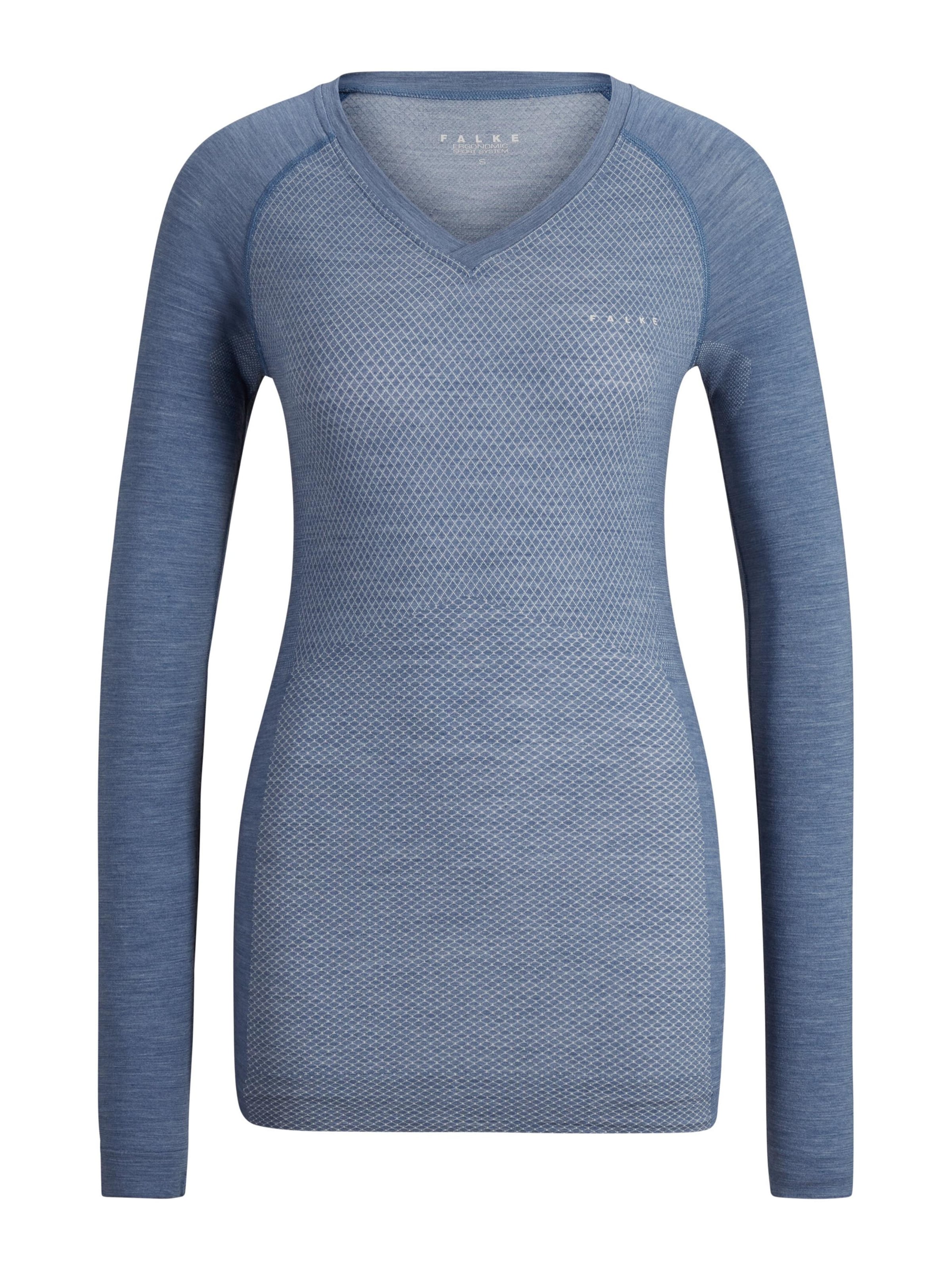 FALKE Base Layer‌‌‌‌‌‌‌ in Blau: Vorderseite