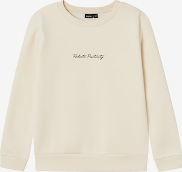 Sweat NAME IT en beige : devant