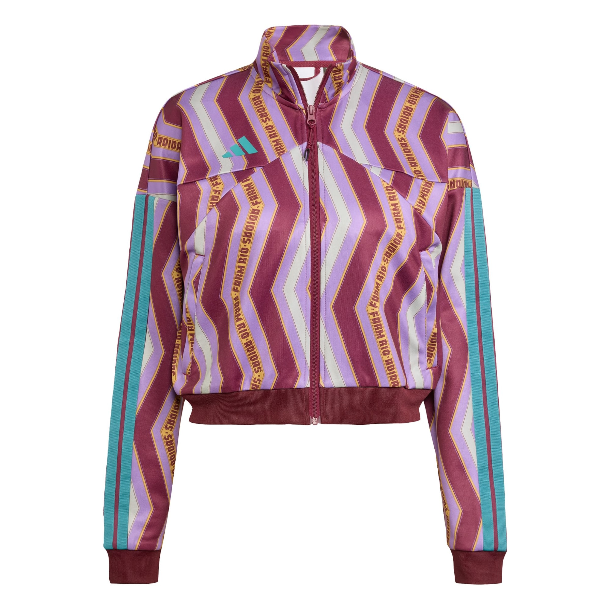 ADIDAS SPORTSWEAR - Sudadera con cremallera 'Adidas x Farm Tiro' en rojo: frente