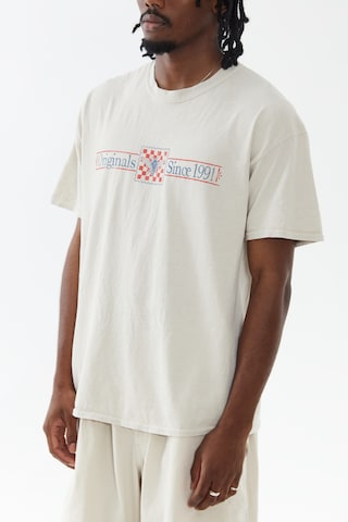 T-Shirt BDG Urban Outfitters en beige : devant