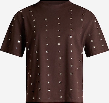 Jijil Shirt in Brown: front