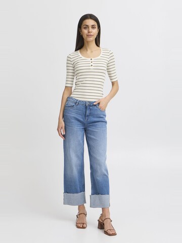 Fransa Shirt ' FRHIZAMOND stripe ' in Green