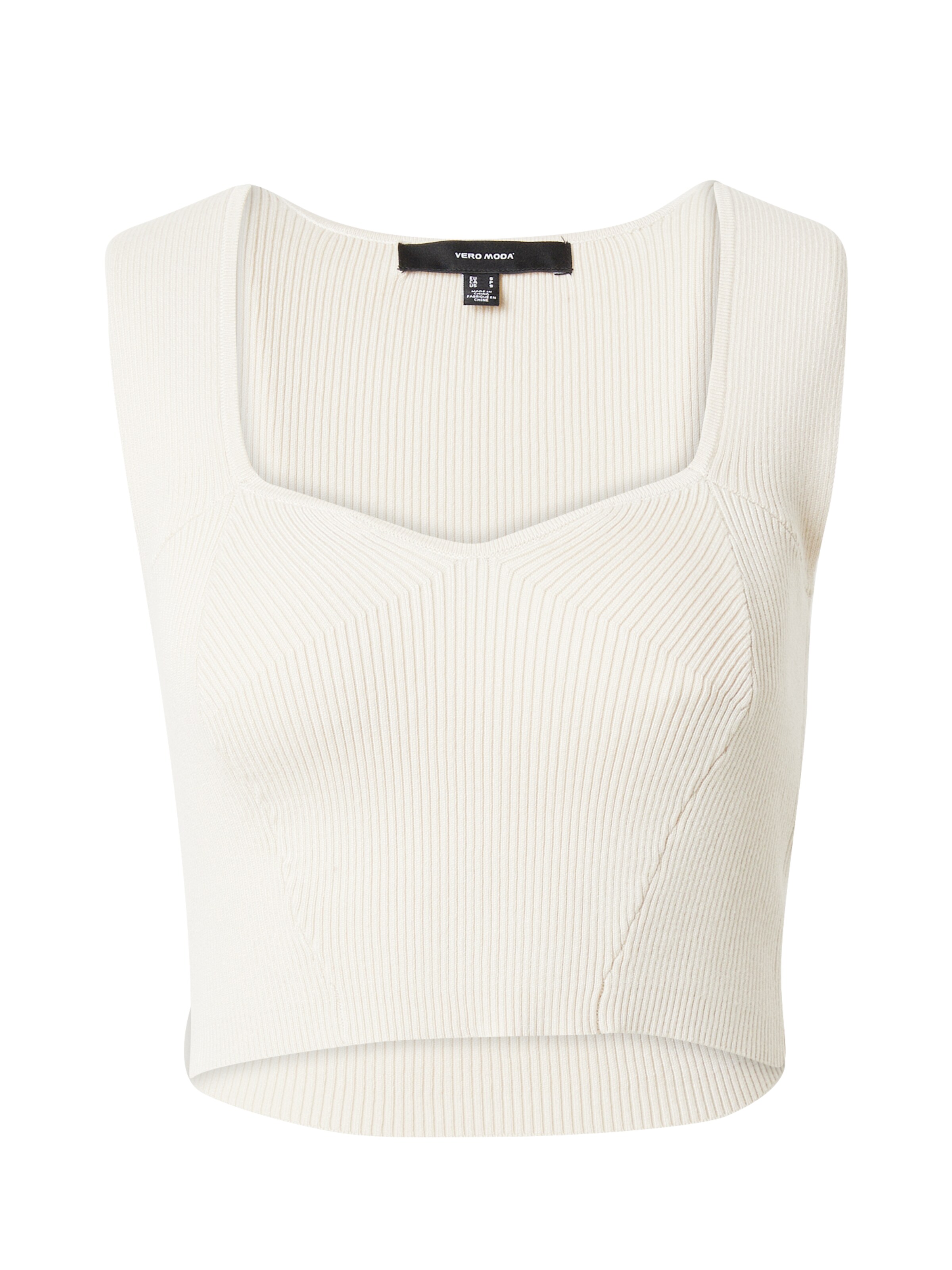 VERO MODA Top z naramnicami 'BAHAMAS' | bež barva: sprednja stran