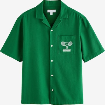 Next Regular Fit Paita värissä vihreä: etupuoli
