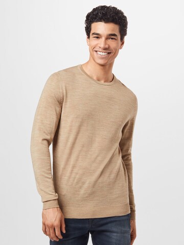 SELECTED HOMME Pullover in Braun: predná strana