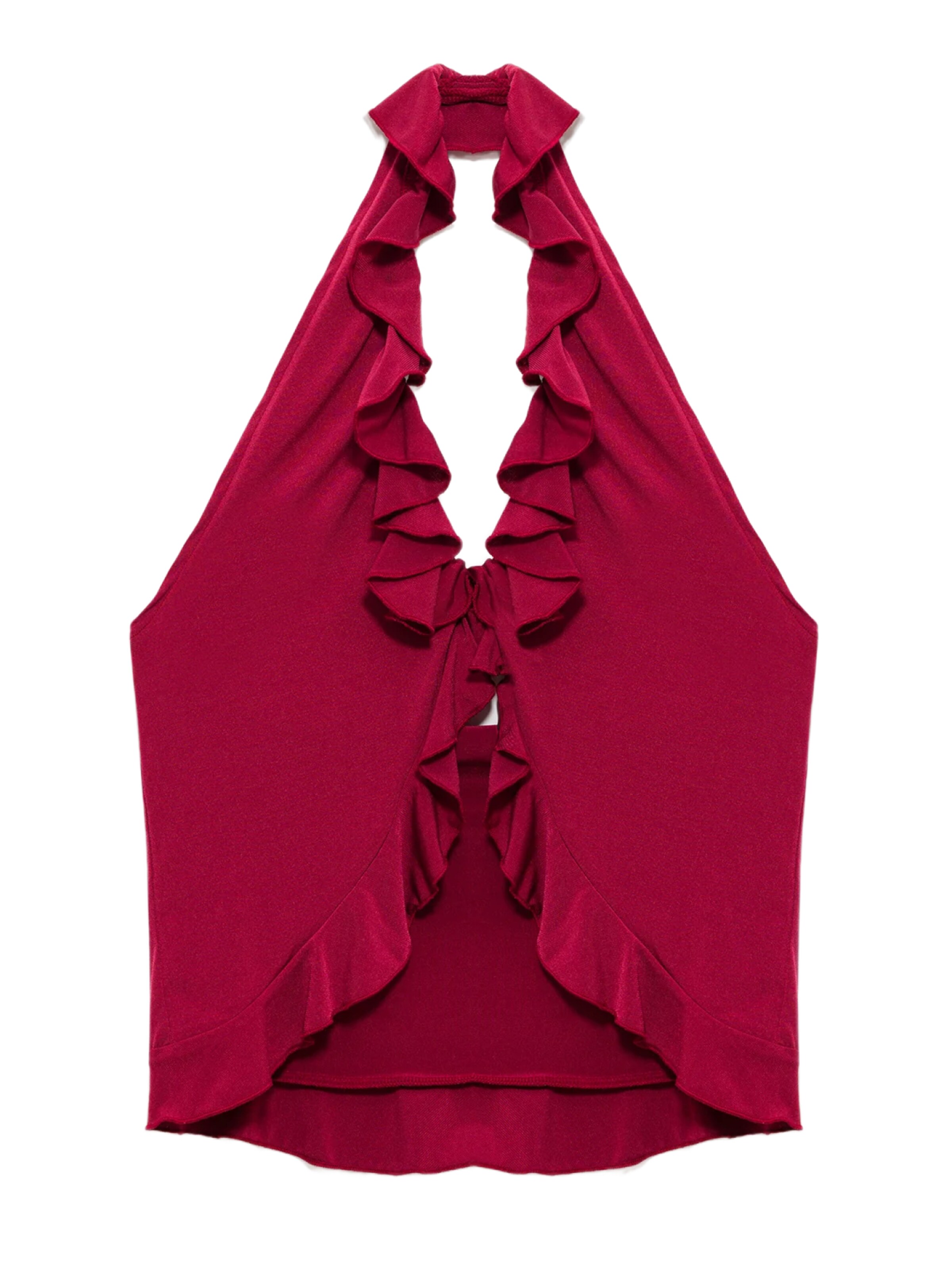 No Matter What Top in Red: front