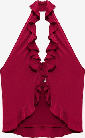 No Matter What Top in Red: front