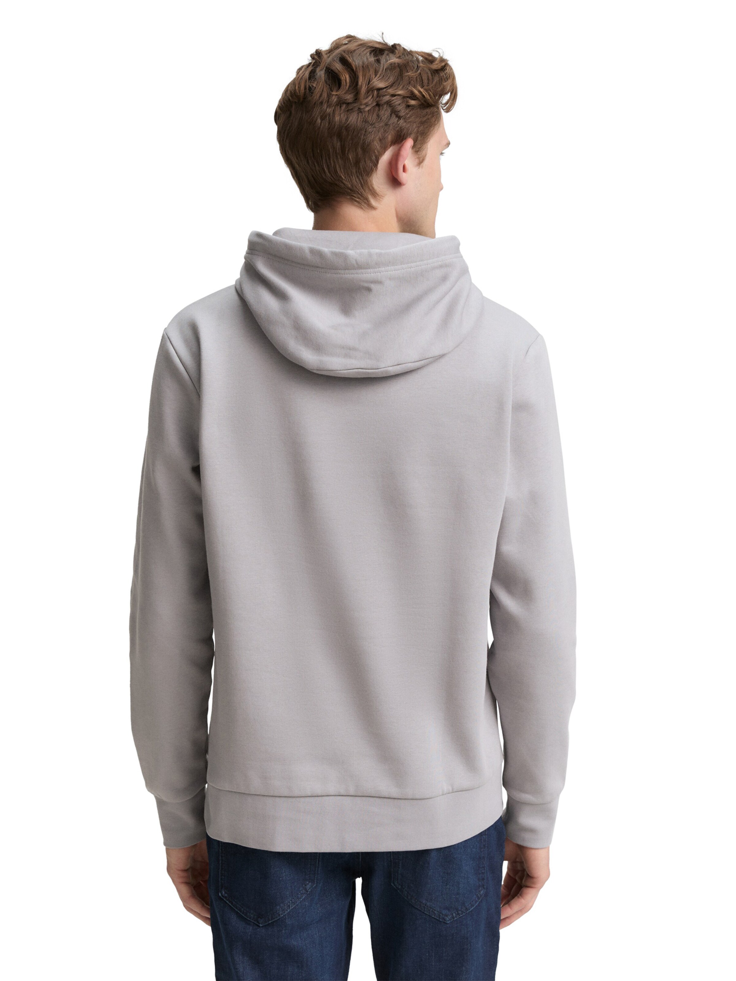 TOM TAILOR Sweatshirt in Grey