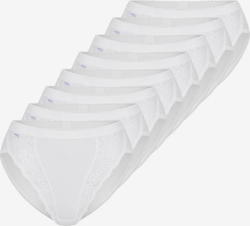 SLOGGI Slip 'Chic' in Wit: voorkant