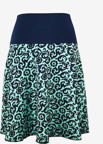 dunkle design Skirt 'Scuba' in Green: front