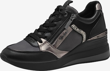 Baskets basses Tamaris en gris : devant