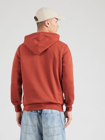 JACK & JONES Sweatshirt 'JWHVESTERBRO' in Braun: Rückseite