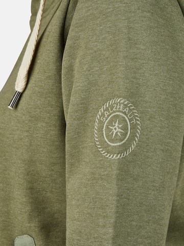 salzhaut Sweatshirt 'Sünn' in Groen